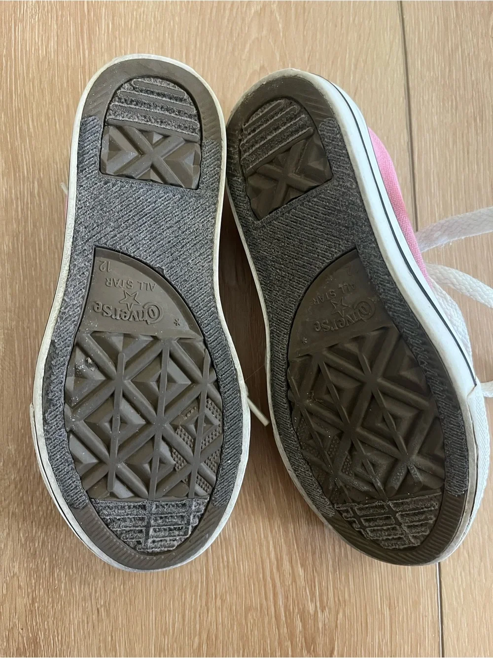 Converse Kids Pink Canvas Low-Top Sneakers